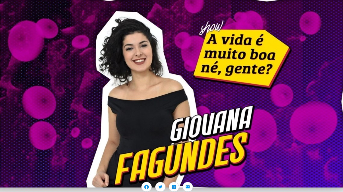 GIOVANA FAGUNDES – Show Solo