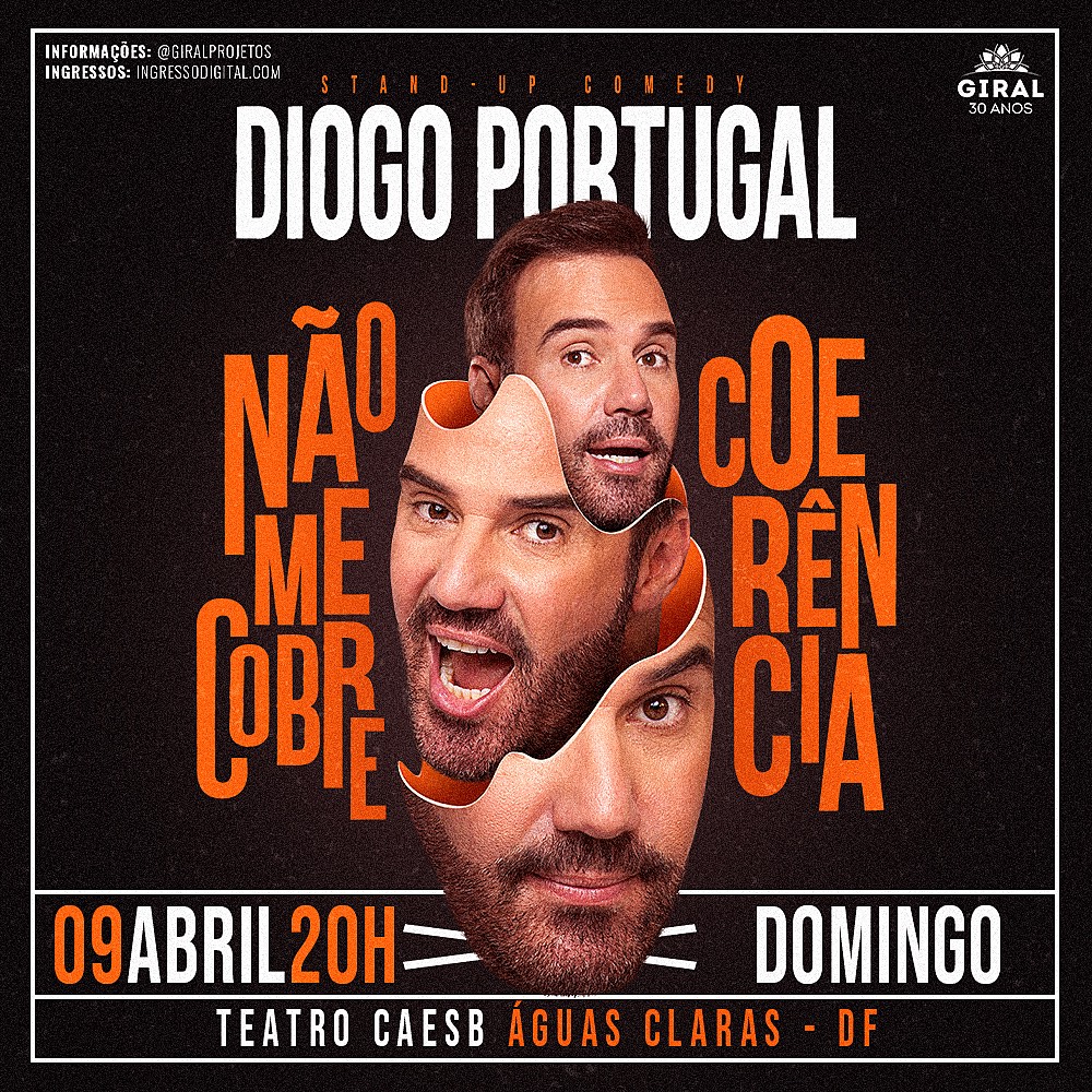 Diogo Portugal com show em Águas Claras!