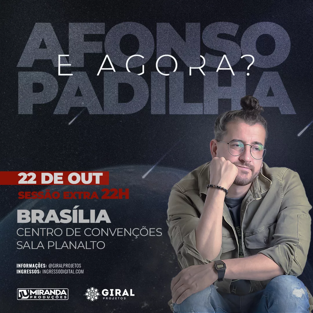 Afonso Padilha neste domingo em Brasília!