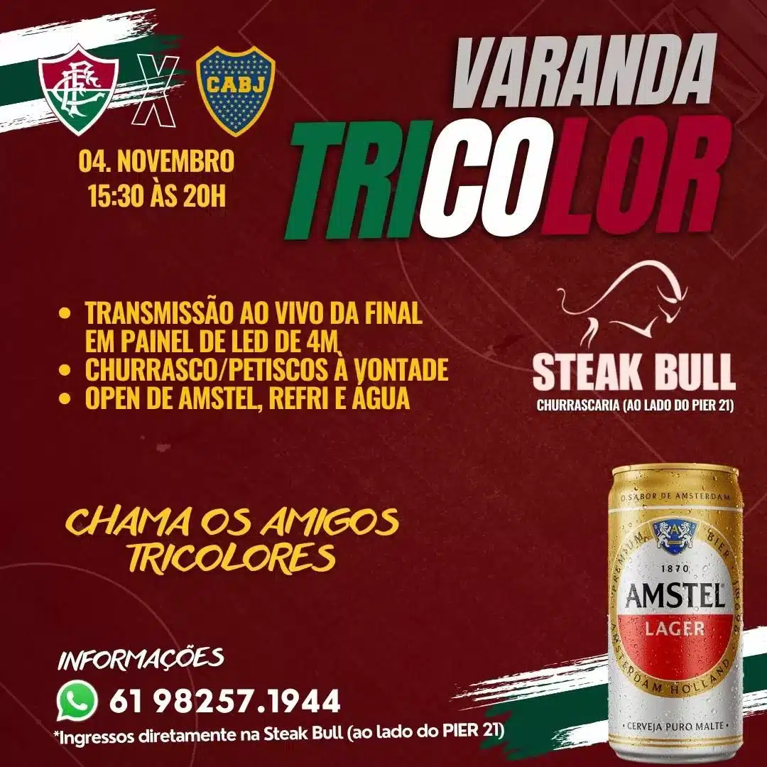 Varanda tricolor – Transmissão da Final da Libertadores