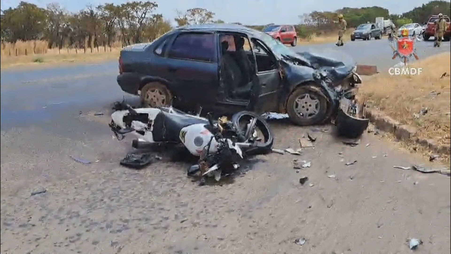 Motociclista morre na DF-290 após batida com carro no Setor Sul do Gama Motociclista morre na DF-290 após batida com carro no Setor Sul do Gama