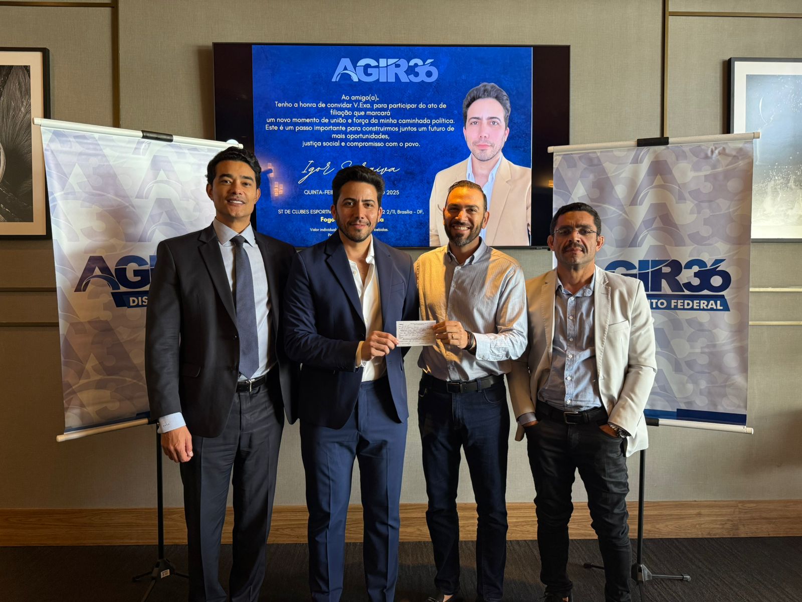 Igor Saraiva Jovem liderança promete sacudir a política do DF ao se filiar ao Agir 36 Igor Saraiva Jovem liderança promete sacudir a política do DF ao se filiar ao Agir 36